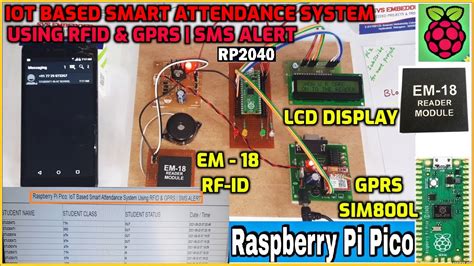 rfid based attendance system using raspberry pi documentation|raspberry pi 8051 attendance.